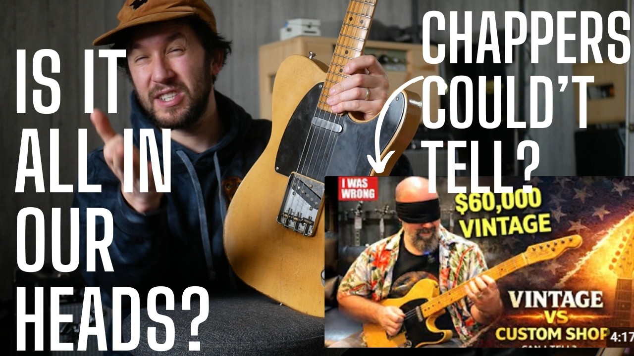 Роб Чепмен не смог отличить винтажную Telecaster 1952 года от гитары, изготовленной на заказ.