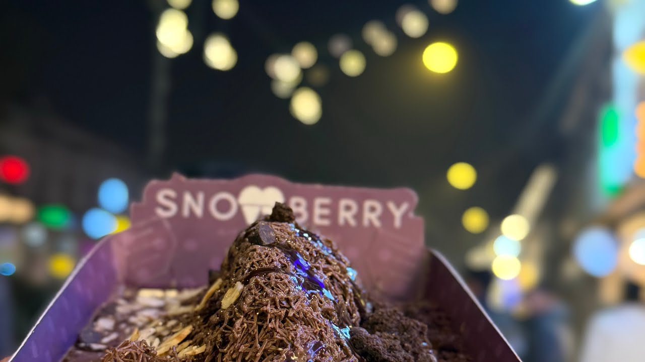 Itni thand mei Snowberry icecream | @snowberryin  vlog 51