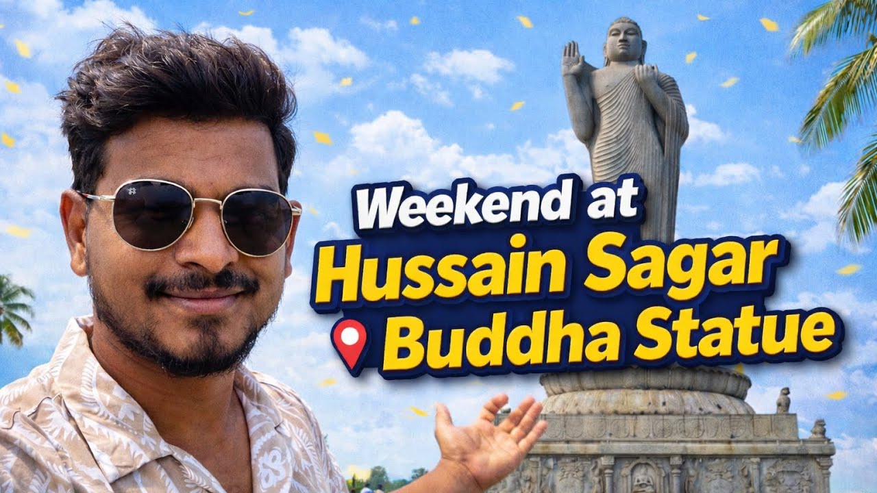 👉 A Calm Evening at Hussain Sagar | Buddha Statue Visit✅