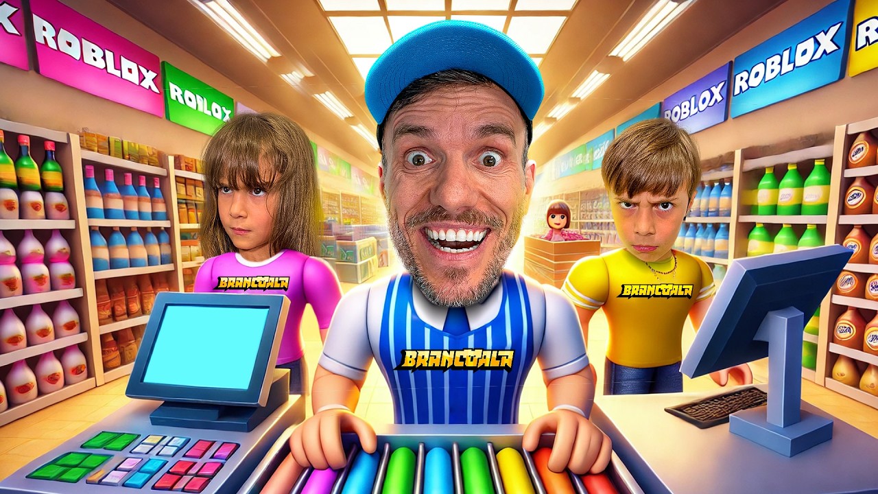 Virei o DONO de um SUPERMERCADO no Roblox! 🛒💸 Supermarket Simulator