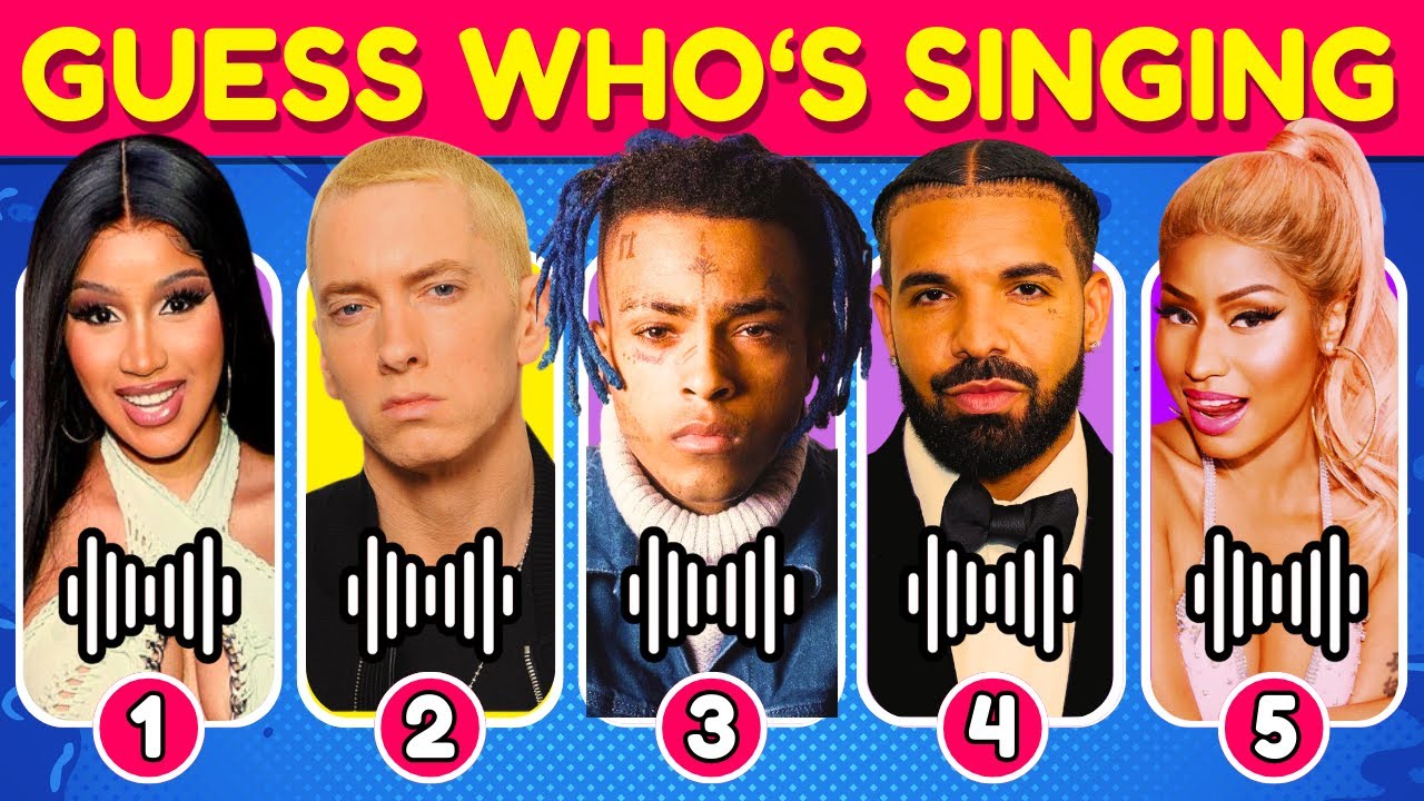 Guess Who's Singing - Most Popular Rap Songs EVER 📀🎵