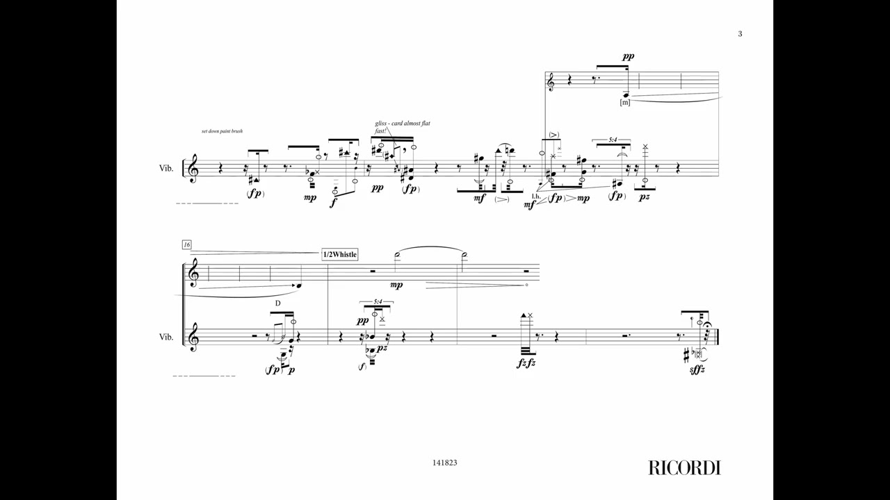 SEI NUDI  |  live recording + score