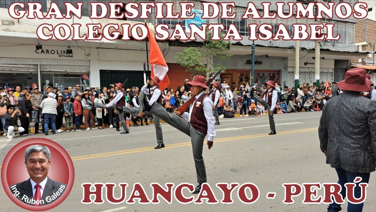#santaisabel. GRAN DESFILE de Alumnos del Colegio Santa Isabel por su CLXXI Aniversario - 2023