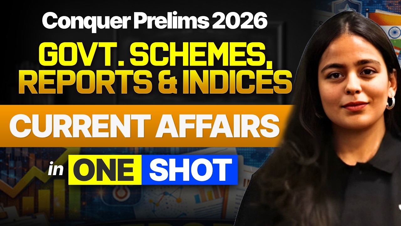 Government Schemes, Reports & Indices in One Shot | Complete Revision for UPSC Prelims 2026 | Aastha