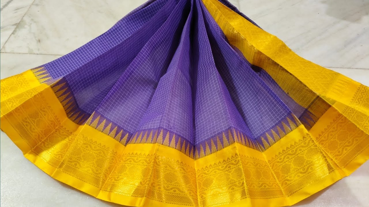 Pure Gadwal Cotton Sarees - ప్యూర్ గద్వాల్ కాటన్ శారీస్ No Blouse 📞 9948793798