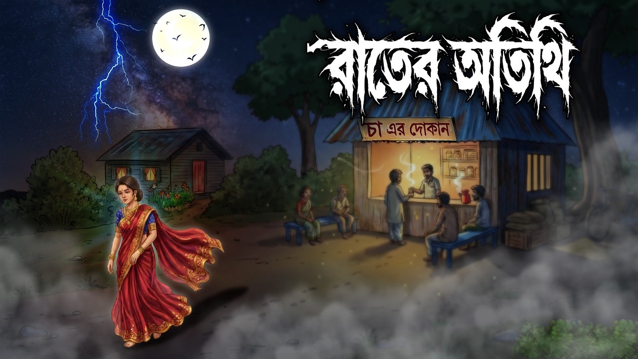 রাতের অতিথি | Taranath Tantrik | Bangla Cartoon | Rater Atithi | Grambanglar Vuter Golpo