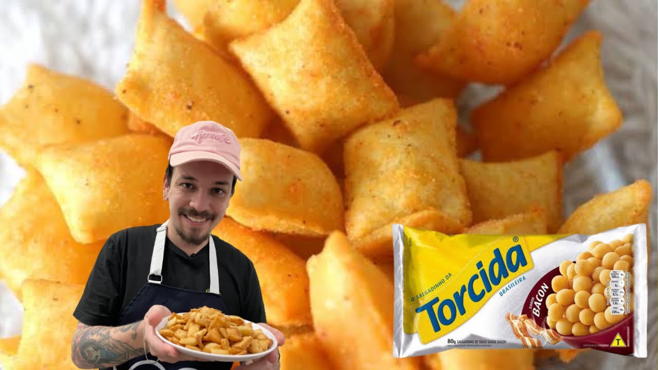 SALGADINHO TORCIDA FEITO EM CASA