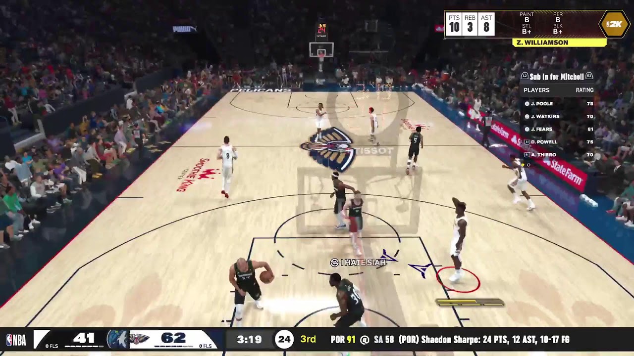 Pelicans v Timberwolves