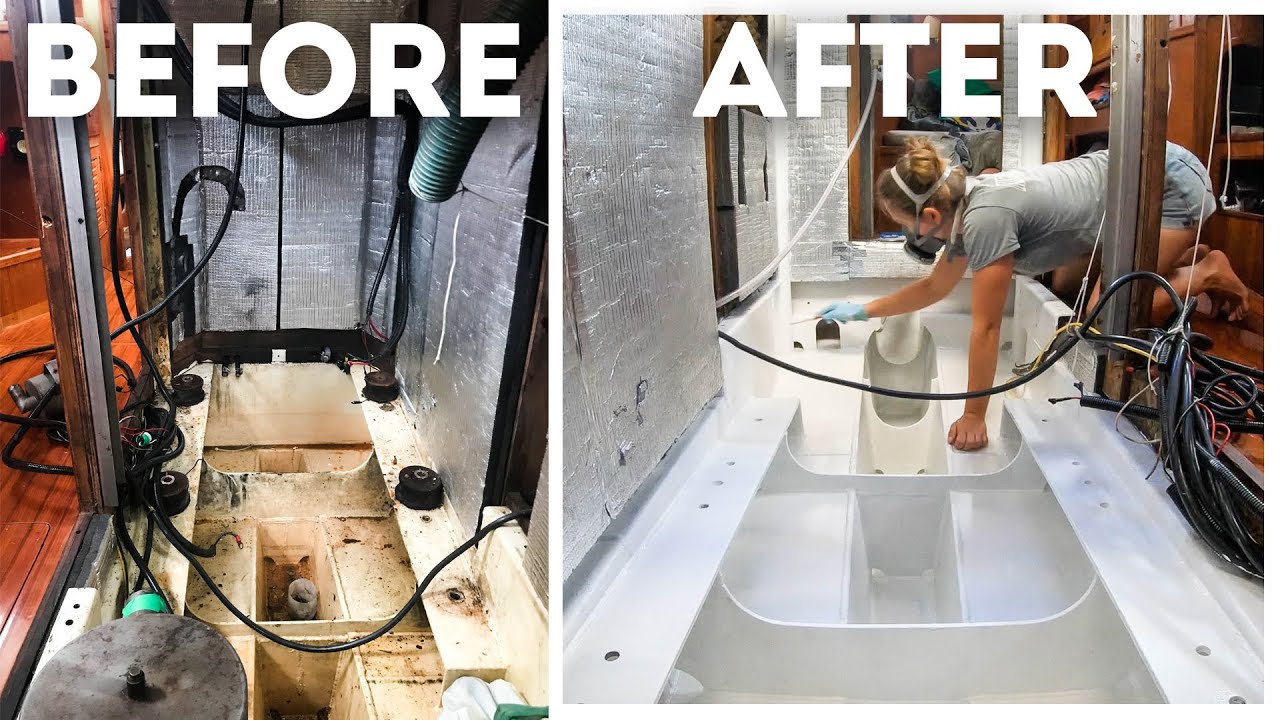 ⛵️Is that really a SAILBOAT'S ENGINE ROOM? 🤩 