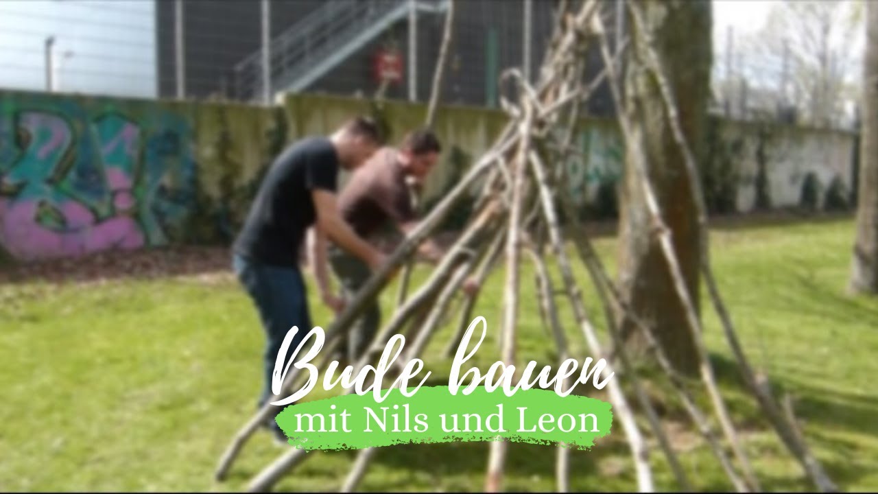 Bude bauen mit Nils und Leon