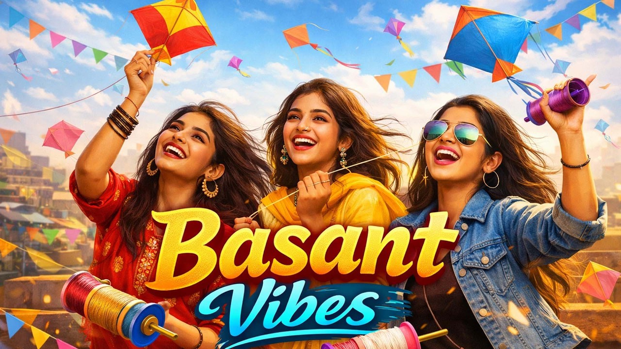 Urdu Balochi | Basant Song 2026 🎏 Colorful Kite Flying Festival#viral #basant2026 #song