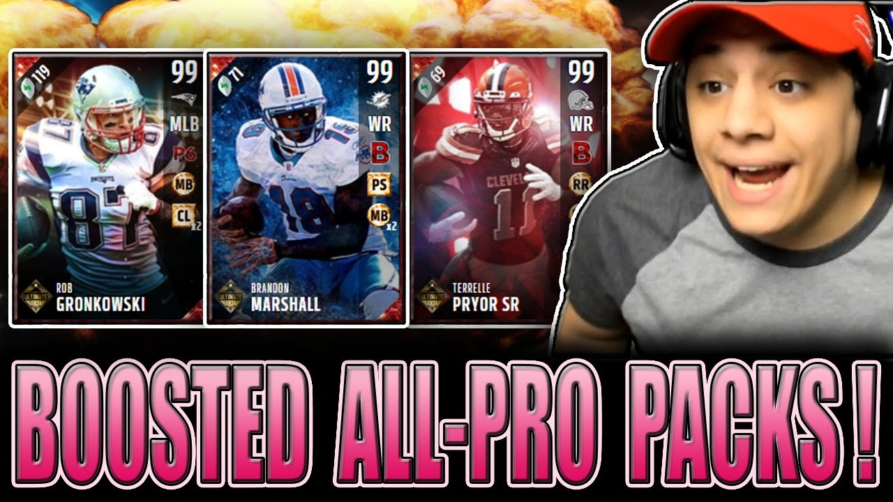 NEED SOME VOODOO TO PULL ULTIMATE TICKETS! (BOOSTED ALL PRO PACK OPENING) - MADDEN 17 ULTIMATE TEAM