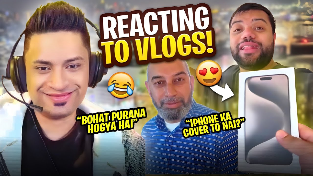REACTING TO PAKISTANI VLOGGERS #12 - NEW IPHONE EDITION 😂 MRJAYPLAYS