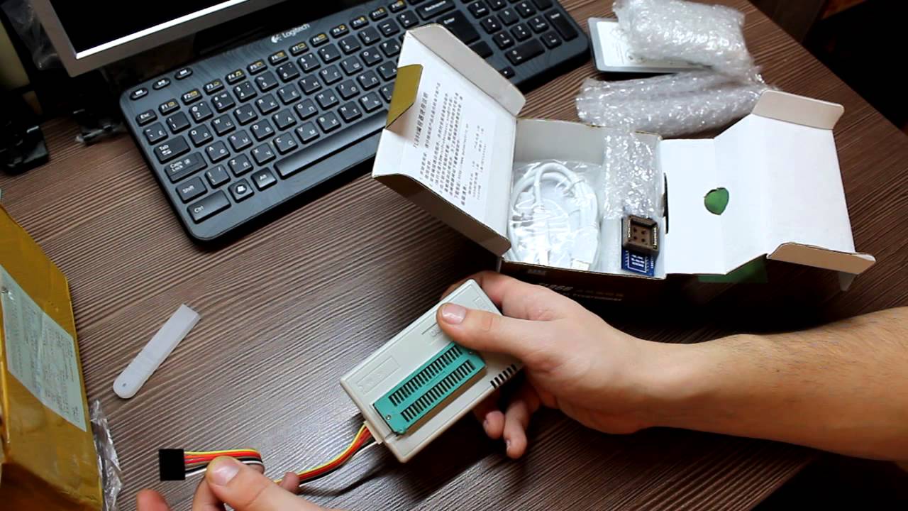 unboxing программатор TL866A