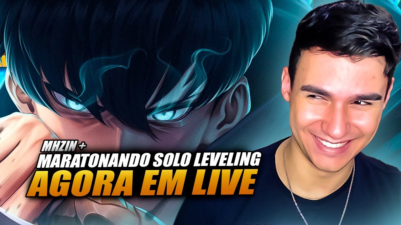 Maratonando solo leveling em live + React ao MHZIN - Sung Jin Woo 🟣 (Solo Leveling) - Numero 1