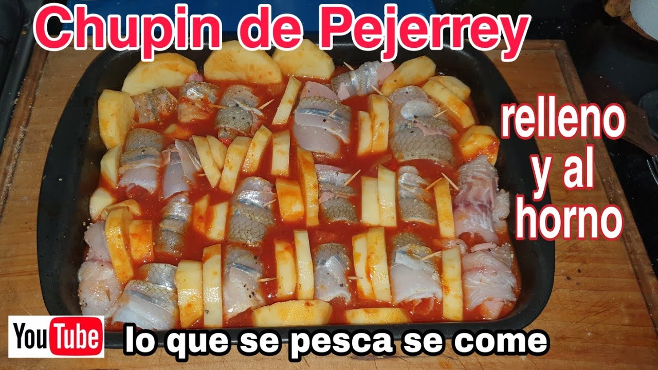 Chupin de pescado - pejerrey  - receta