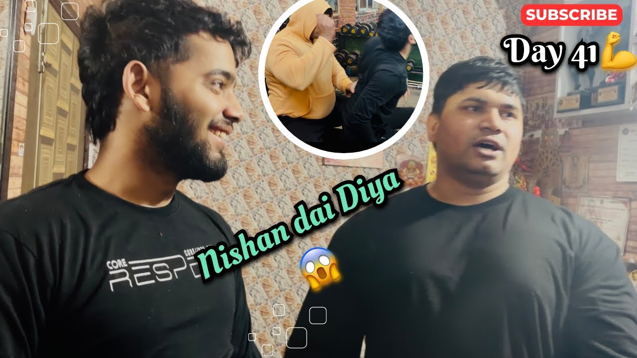 Day 41 Transformation series💪💯|| guru Ji ke bicep ka size napa😱