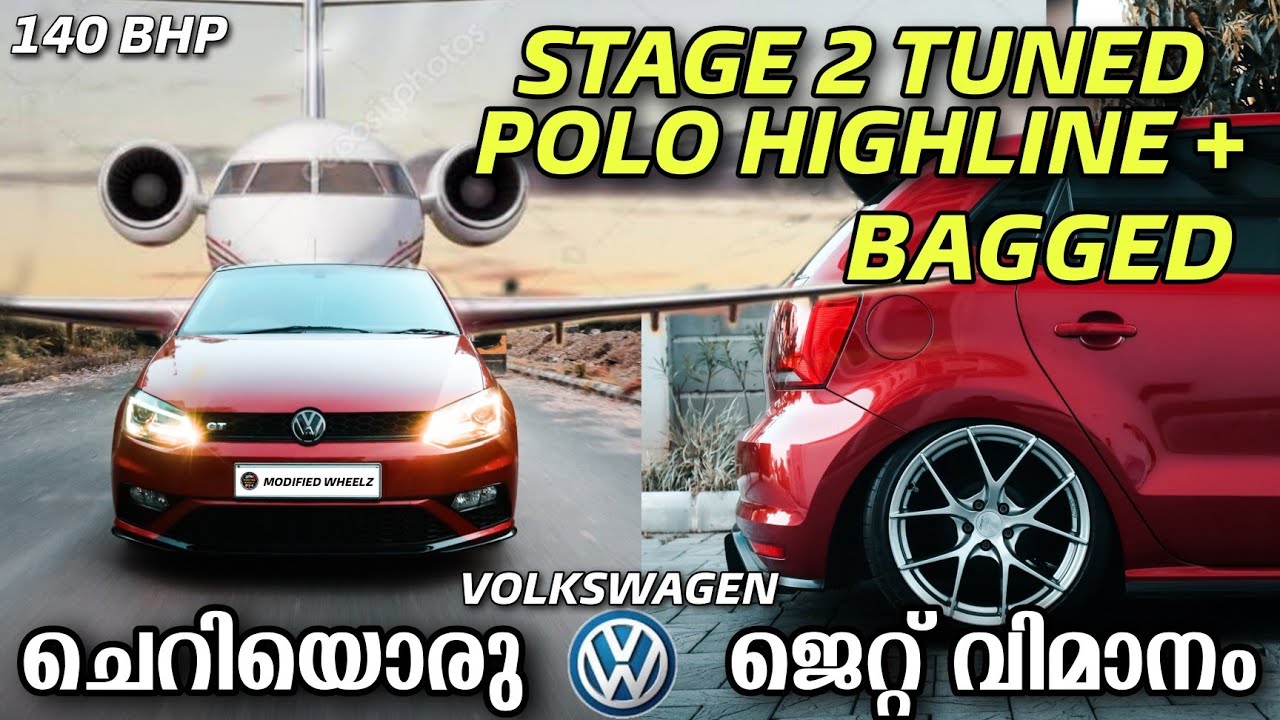 VOLKSWAGEN POLO HIGHLINE + 1.0L FULLY MODIFIED REVIEW | ചെറിയൊരു ജെറ്റ് വിമാനം | modified wheelz