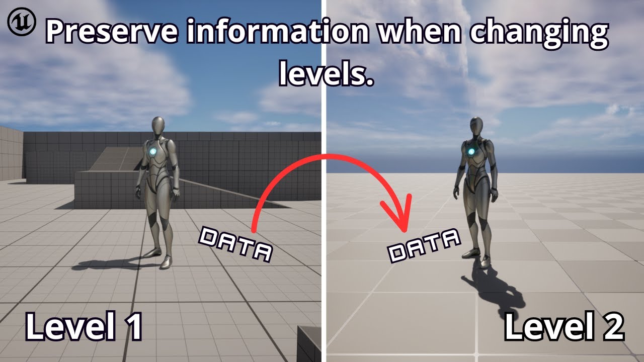 How to save data when changing maps - UE5 Beginner tutorial