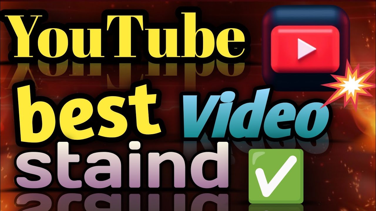 Video banane ka sab se best staind ✅ ||   YouTube video banane ka sahi tarika 👈