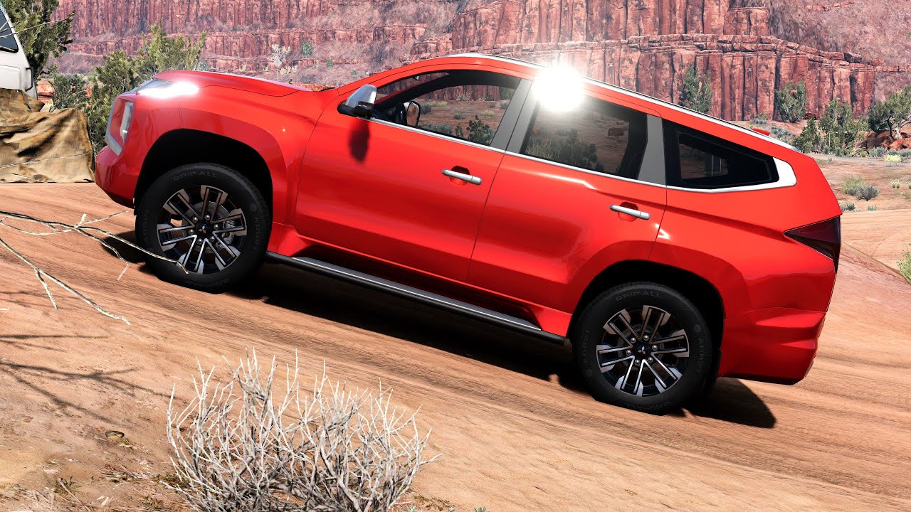 BeamNG Drive - Mitsubishi Pajero Sport 3.0 AT Ultimate 2019 Desert Driving
