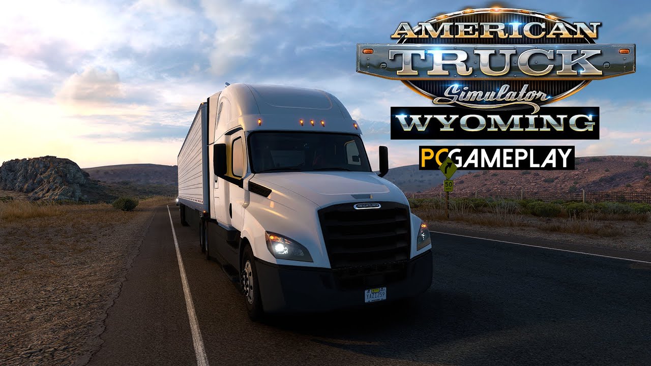 American Truck Simulator: Wyoming Gameplay (PC)