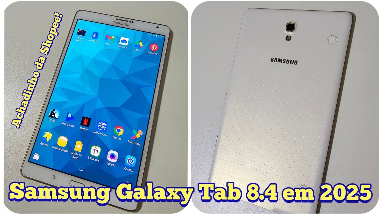 Comprei o lendário Samsung Galaxy Tab S 8.4 por R$300 na SHOPEE em 2025!