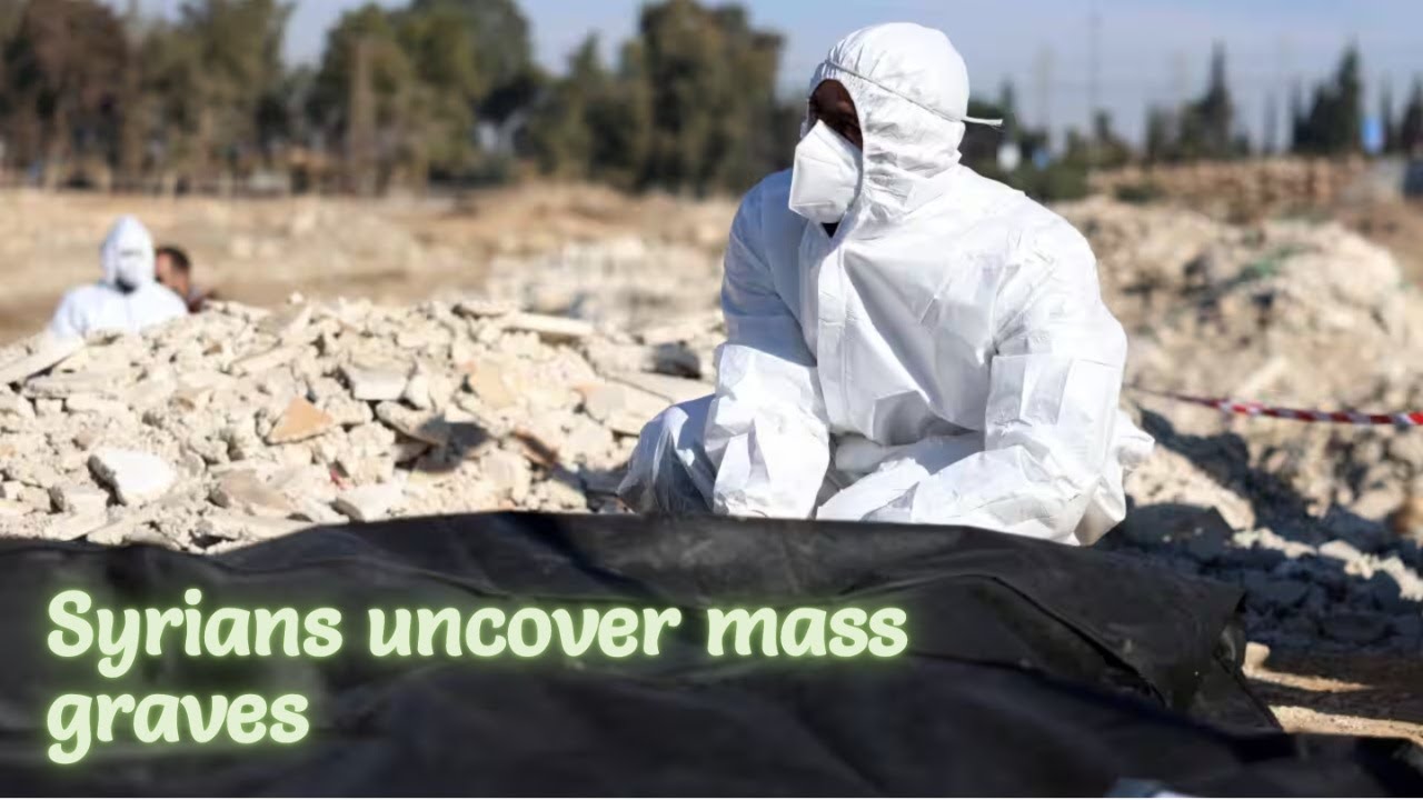War crimes prosecutor visits Syria's mass graves (english)