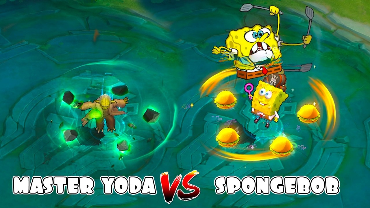 Cyclops | Master Yoda VS Spongebob Skin Comparison