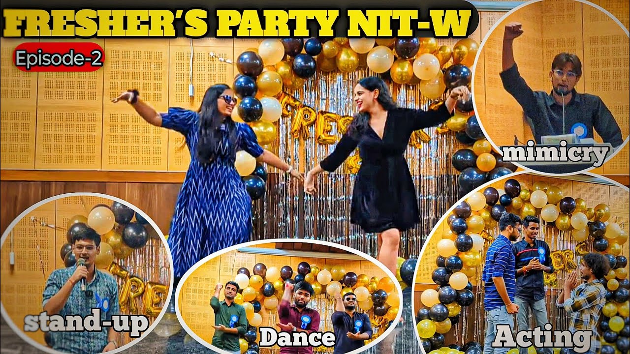 FRESHERS PARTY 2024 NIT WARANAGAL VLOG| Ep2