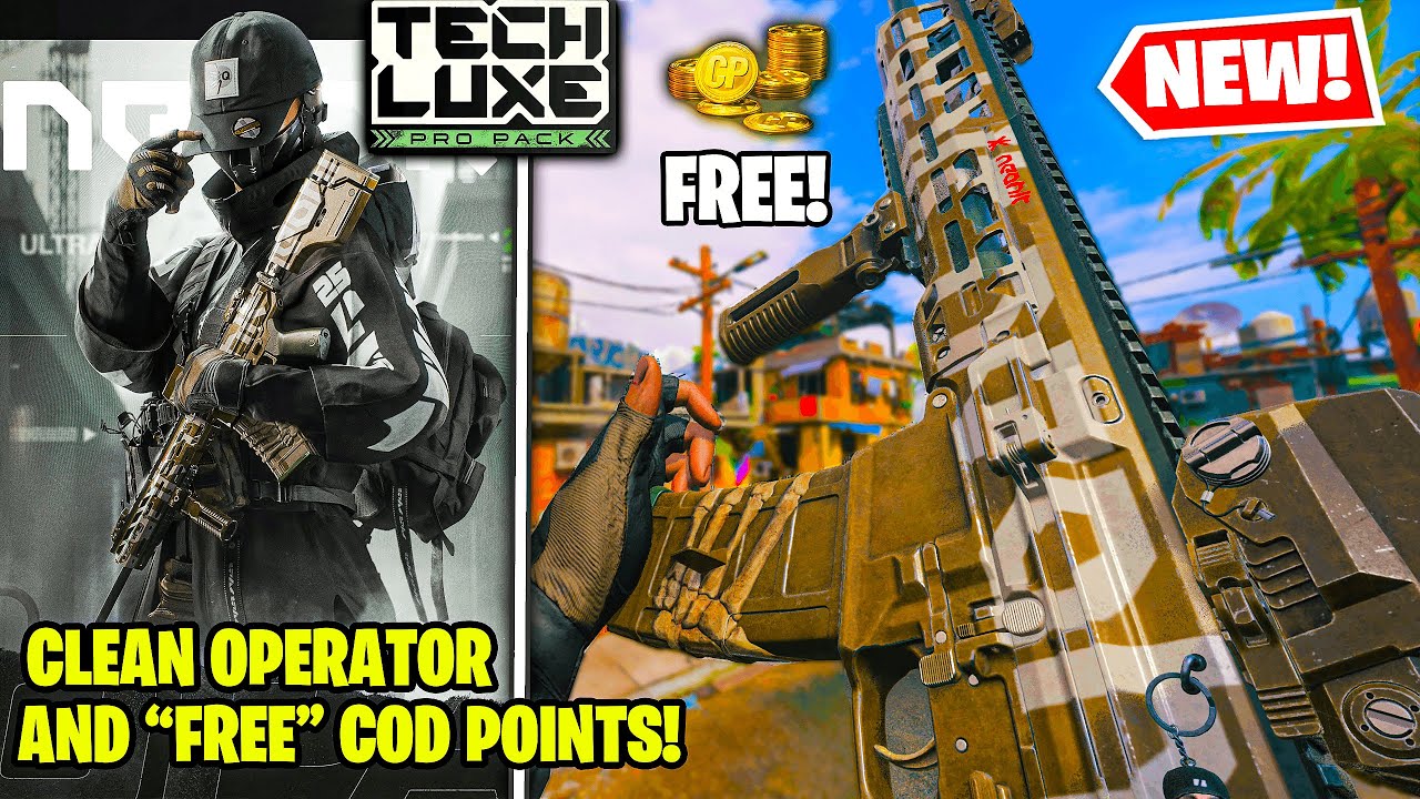 *NEW* MW3 PRO PACK TECH LUXE BUNDLE w/ FREE 2400 COD POINTS on WARZONE (MW3 Store Pro Pack)