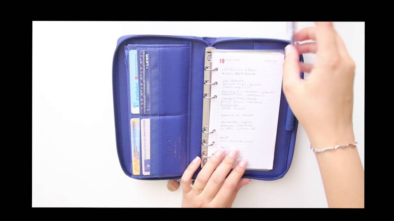 Cómo usar Filofax como monedero