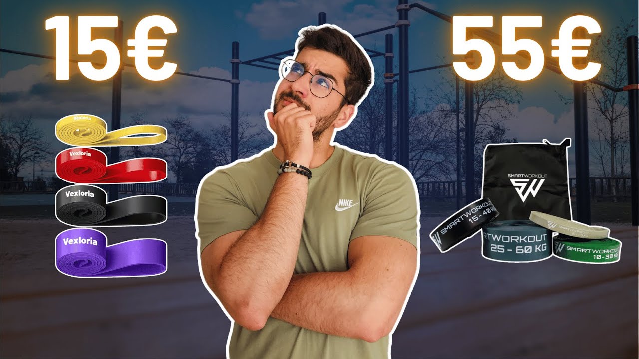 SMARTWORKOUT vs AMAZON (15€ vs 55€) | Elastiques de musculation, qui est le meilleur ?