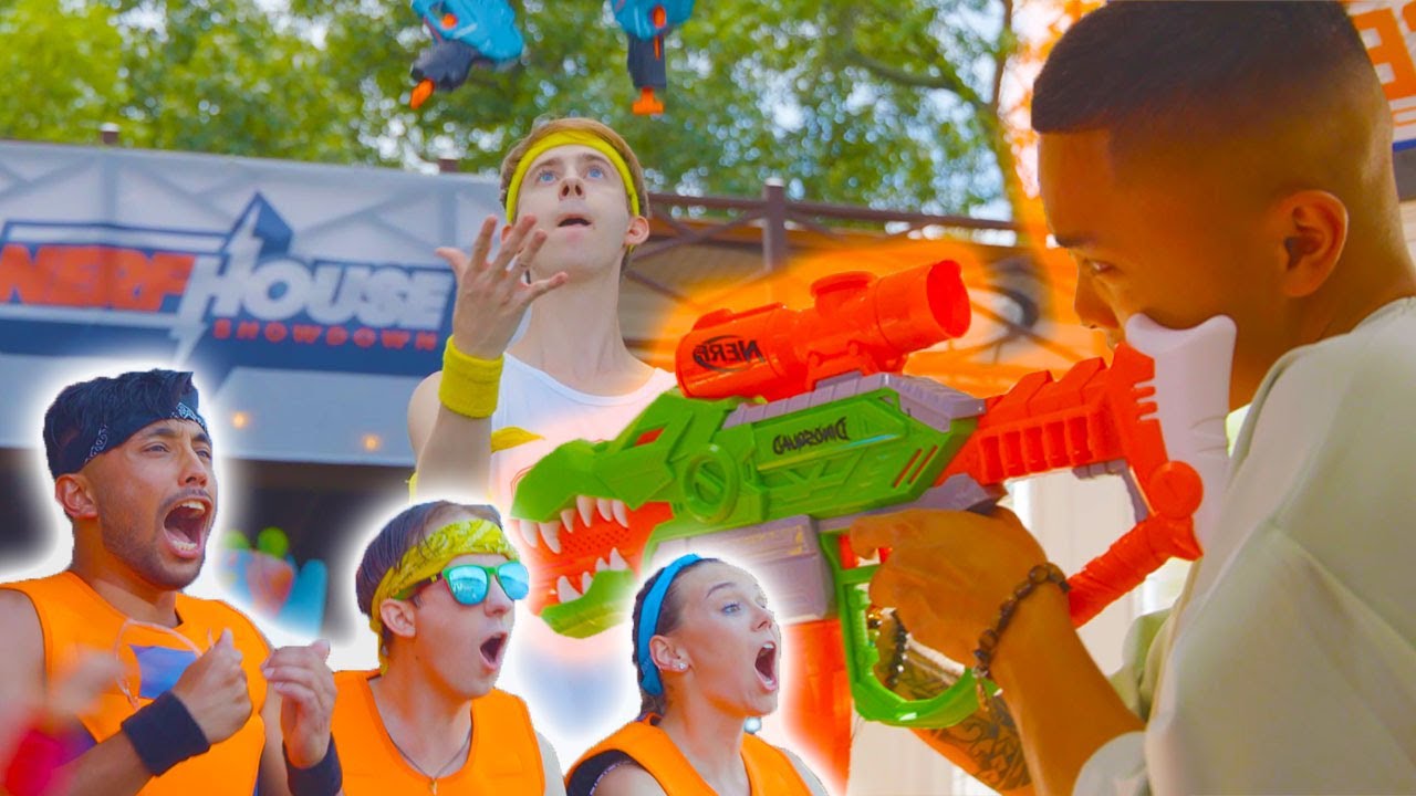 Meet the Challengers | Trick Shots | Nerf House Showdown – Challenge