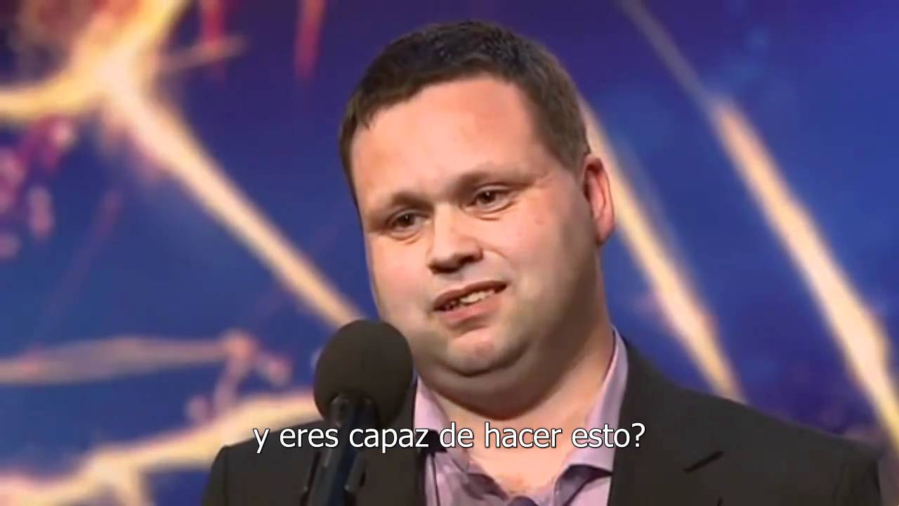 Paul Potts Subtitulos en espa&ntilde;ol