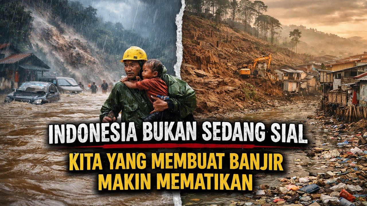 3.233 BENCANA DALAM SETAHUN — INI BUKAN KEBETULAN, INI POLA INDONESIA