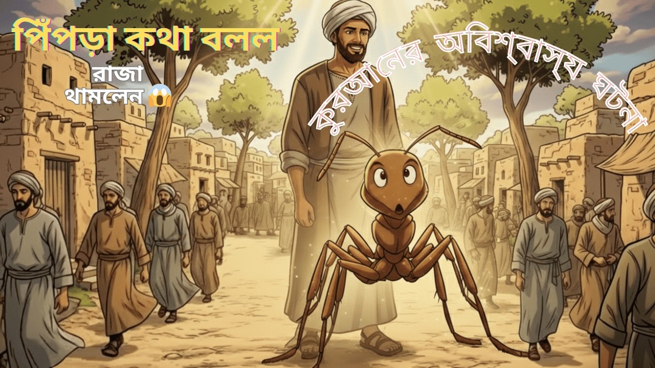 পিঁপড়া কথা বলল, রাজা থামলেন! 😱 | সুলাইমান (আ.)-এর অবিশ্বাস্য ঘটনা Noorer Disha Media