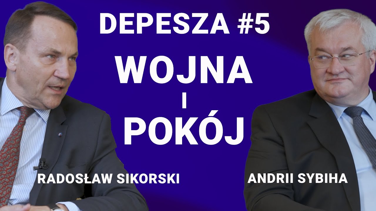 Radosław Sikorski Depesza #5 | Wojna i pokój i rozmowa z min. Andriiem Sybihą, Chobielin, 2.08.2025