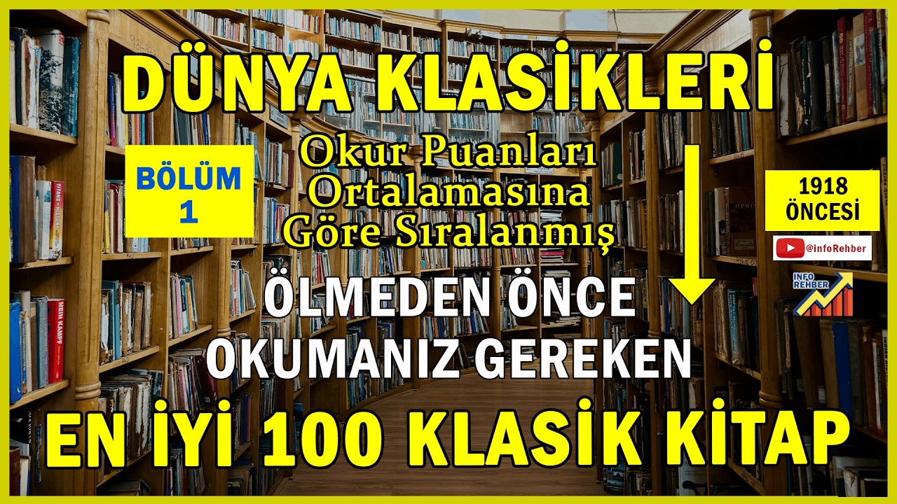Ölmeden Önce Okumanız Gereken Dünya Klasikleri
