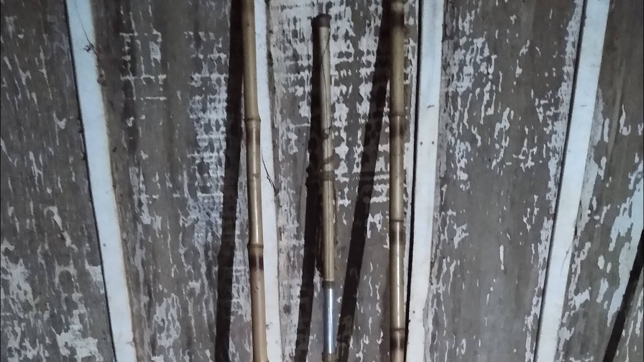 fazendo berimbau de caniço veja como ficou