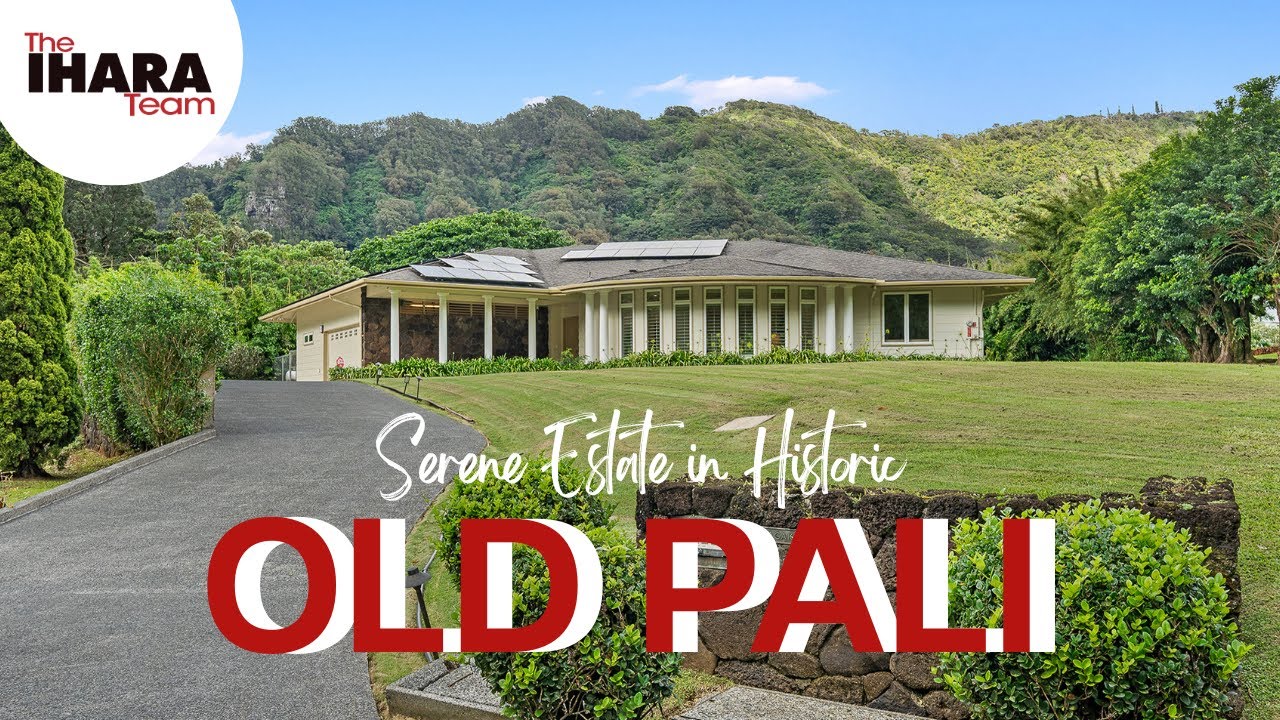 A Serene Legacy Estate in Historic Old Pali | Honolulu Luxury Home Tour
