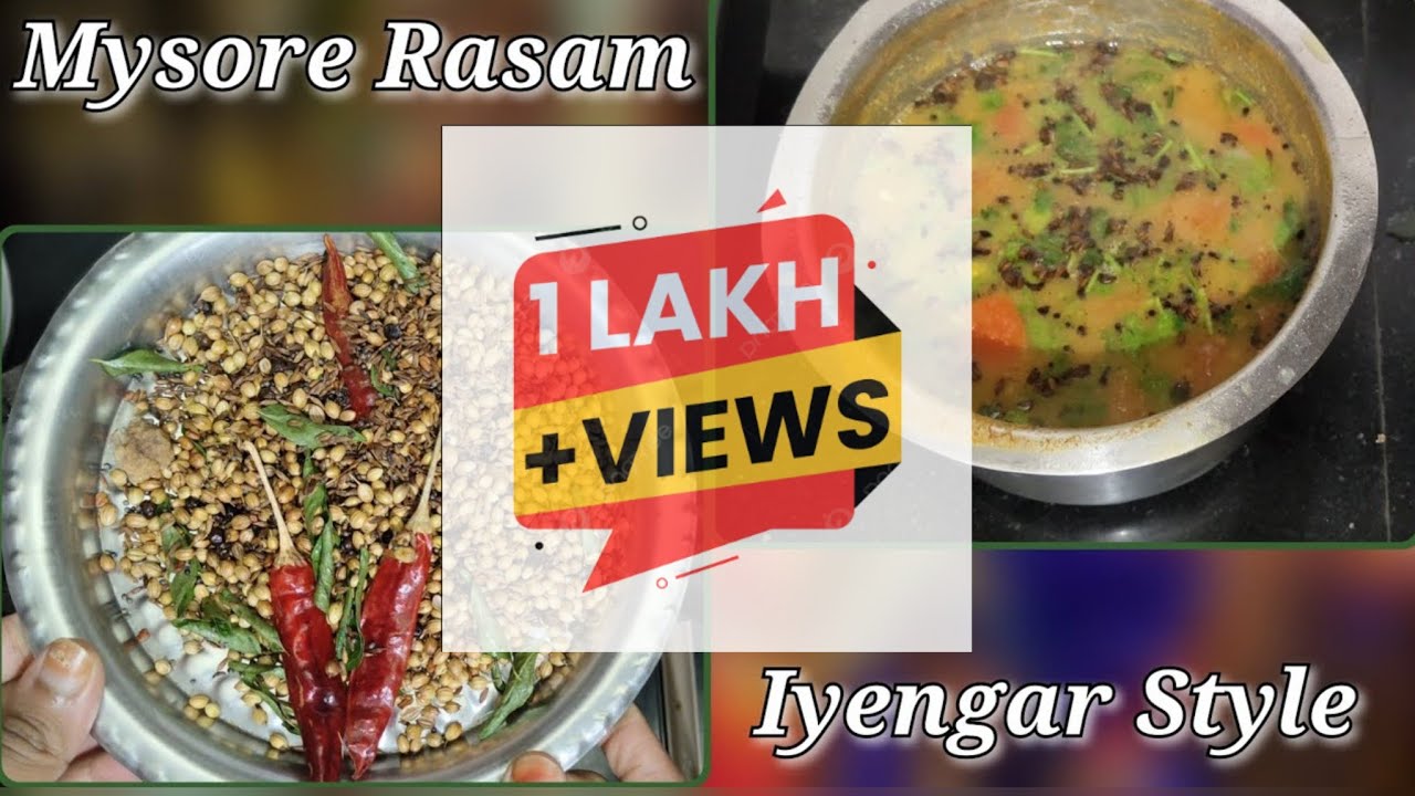 Mysore Rasam Powder And Rasam Recipe|Tasty|Brahmin Iyengar Style|