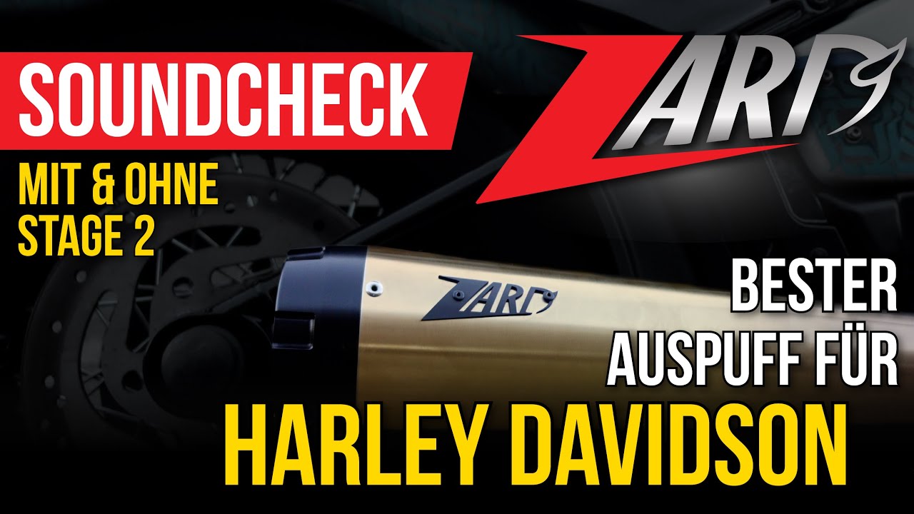 Der beste Harley Auspuff? 💥 ZARD 2-1 Soundcheck mit & ohne Stage 2! | American Dream Cycles 🔥