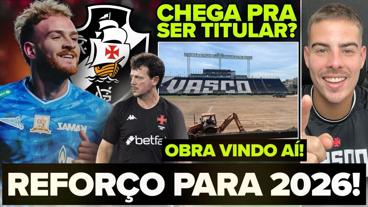 &Eacute; ELE! REFOR&Ccedil;O DO VASCO PARA 2026! ARGENTINO LIVRE PARA ASSINAR! GRANDE MUDAN&Ccedil;A EM S&Atilde;O JANU&Aacute;RIO?
