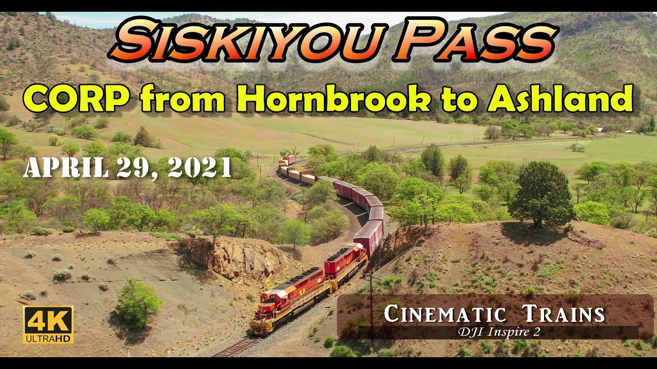 Scenic Siskiyou Pass (4K) | Hornbrook to Ashland | 3% Grades | April 29, 2021 | DJI Inspire 2