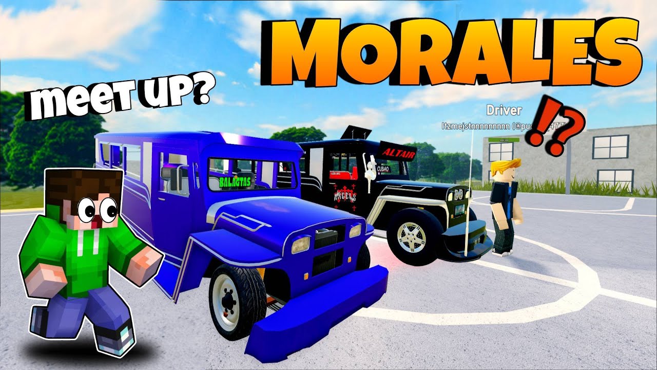 MORALES JEEPNEY MEETUP ng mga TOTOONG BUHAY TSUPER DRIVER'S sa ROBLOX