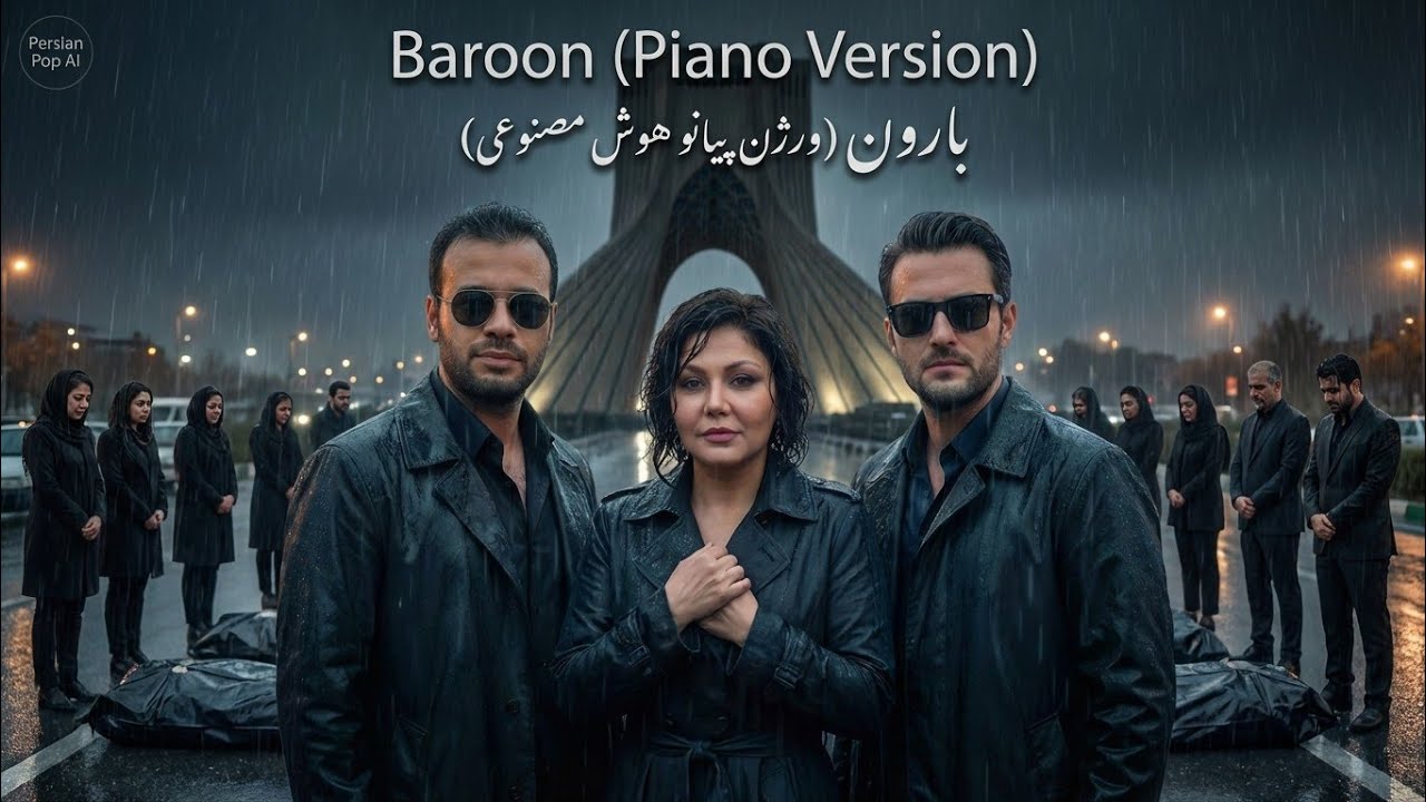 بارون (ورژن پیانو) 💔 | تقدیم به تمام جاویدنامان راه آزادی | Persian Pop AI & Tarjiband
