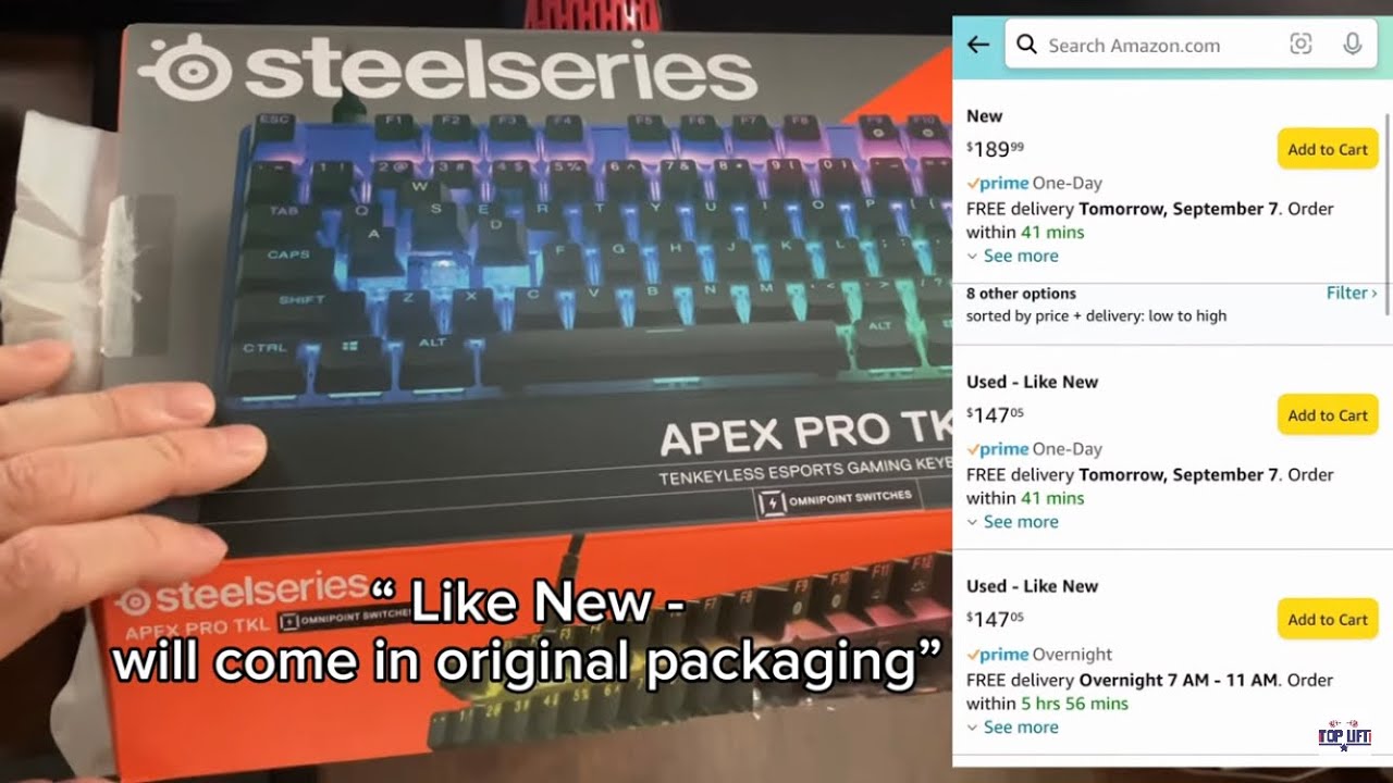 Buying Used Tech from Amazon Warehouse | my experience | Steel Series Apex Pro
