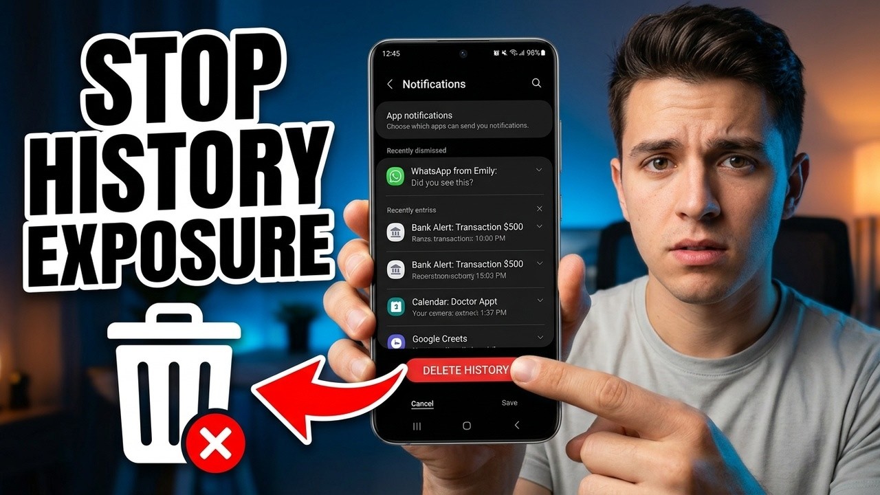 How to Delete Notification History on Android Settings easily