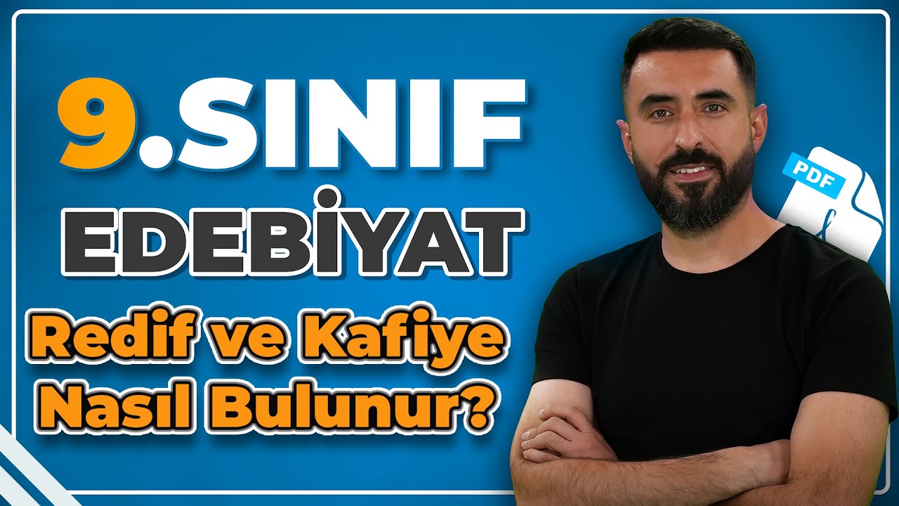 REDİF VE KAFİYE NEDİR? NASIL BULUNUR? / 9.Sınıf 3.Tema / Deniz Hoca +PDF📝